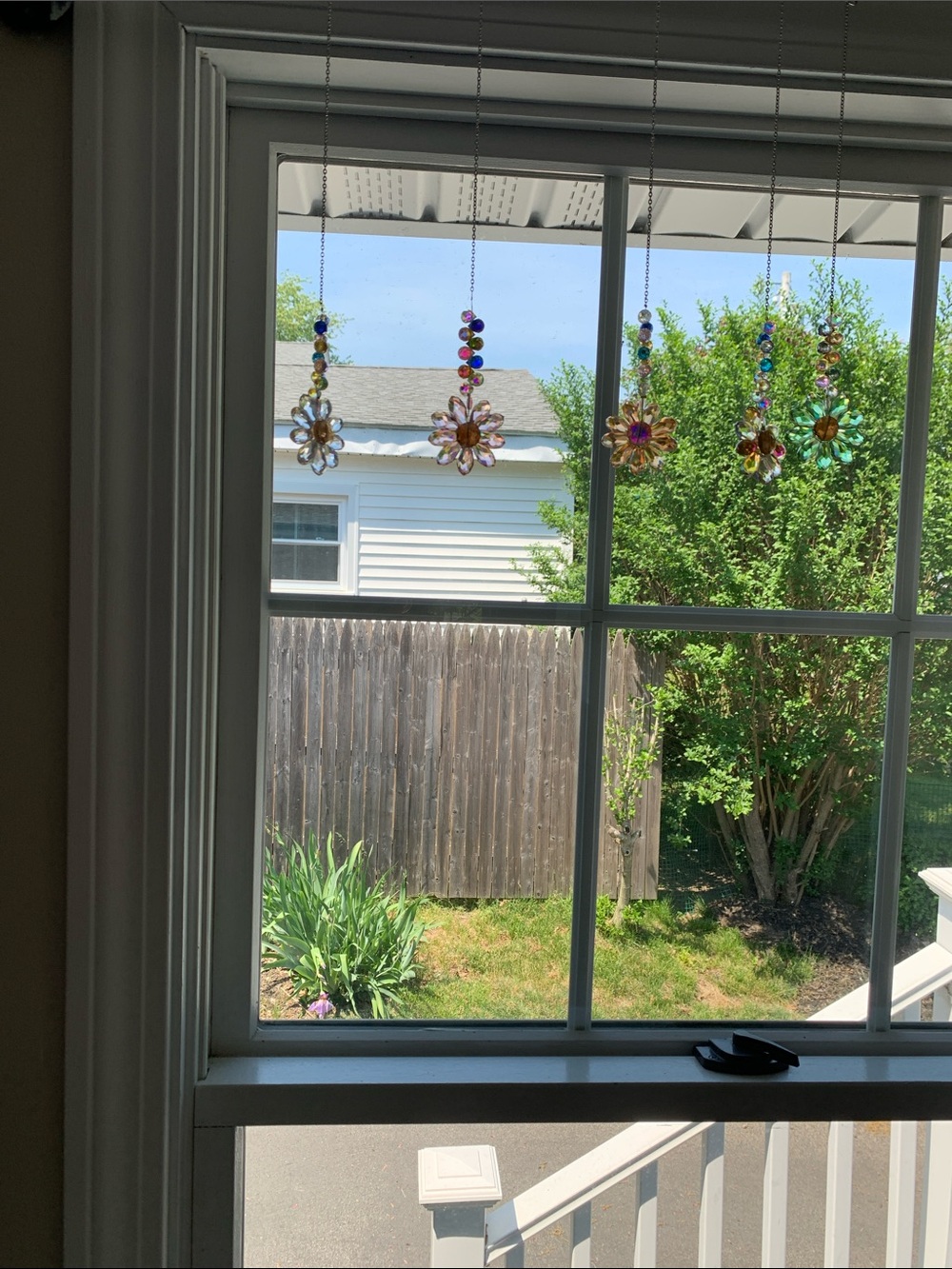 Crystal Flower Sun Catcher handmade